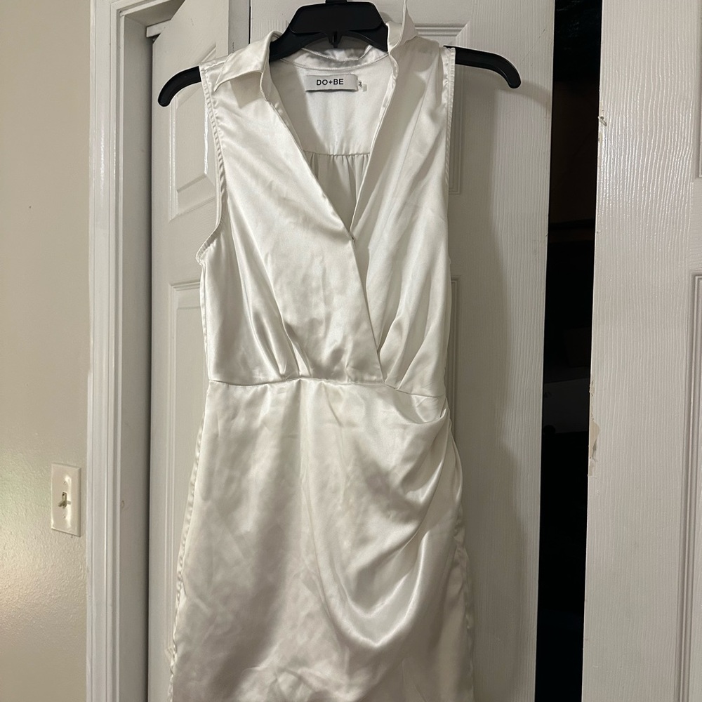 DO+BE Women's Cream Mini Dress